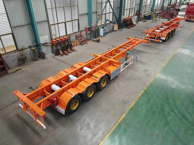 Three Container Chassis 3 Axle 40Ft Container Chassis for Sale – YUHANG VEHICLE